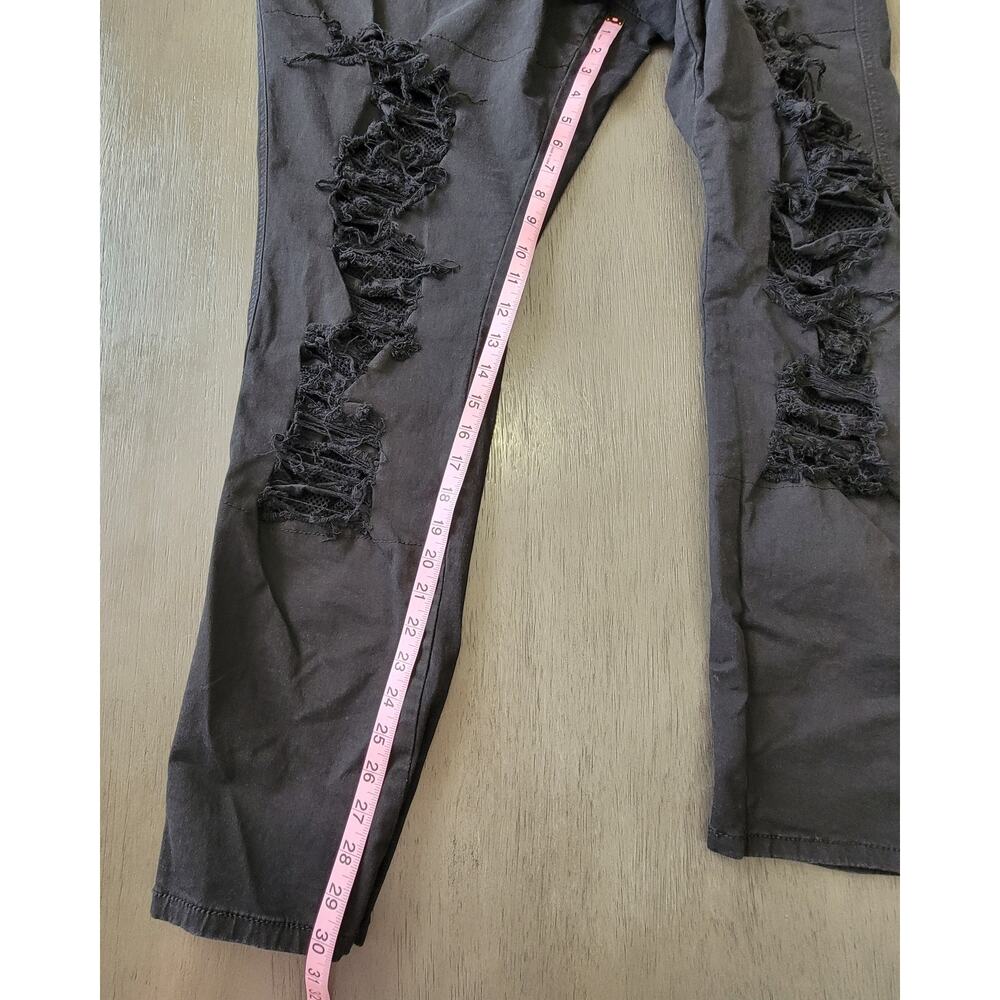 Y2K Tripp NYC Black Distressed Skinny Jeans - Picture 9 of 9